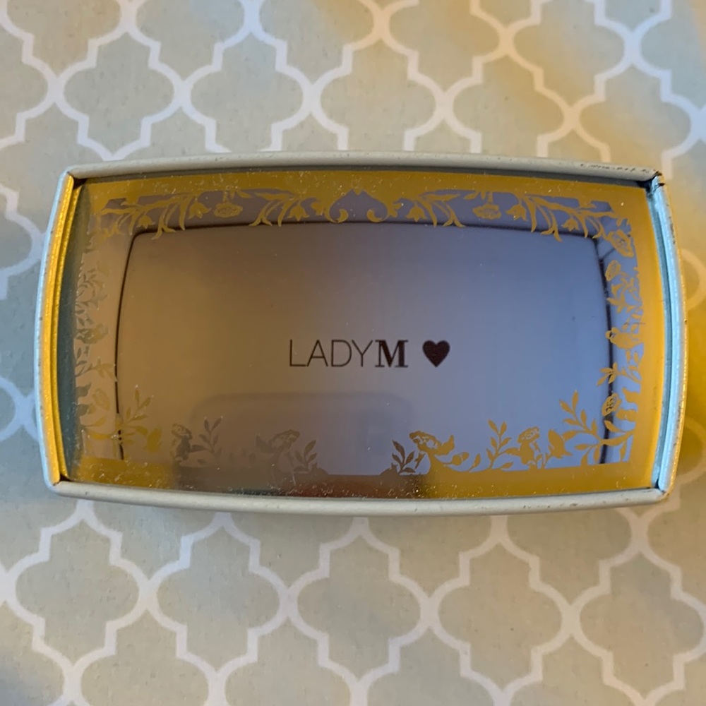NEW Lady M silver metal box
